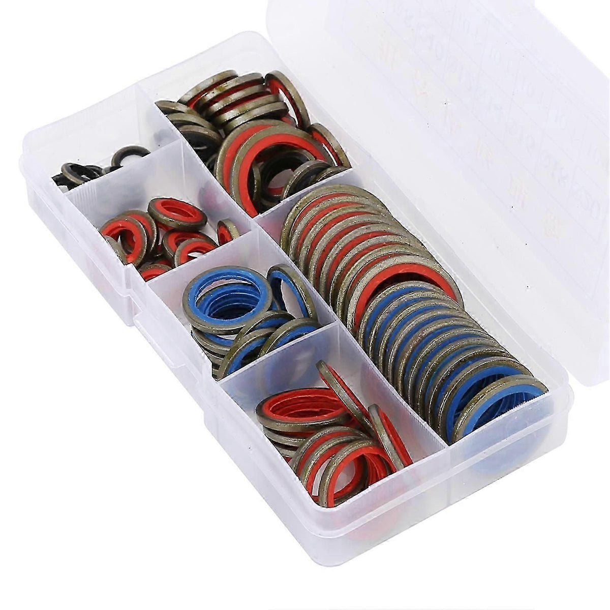 80pcs Sealing Gasket Washer Good Sealing Performance Various Models Oil Heat Corrosion Resistant O?ring Assortment Kits
