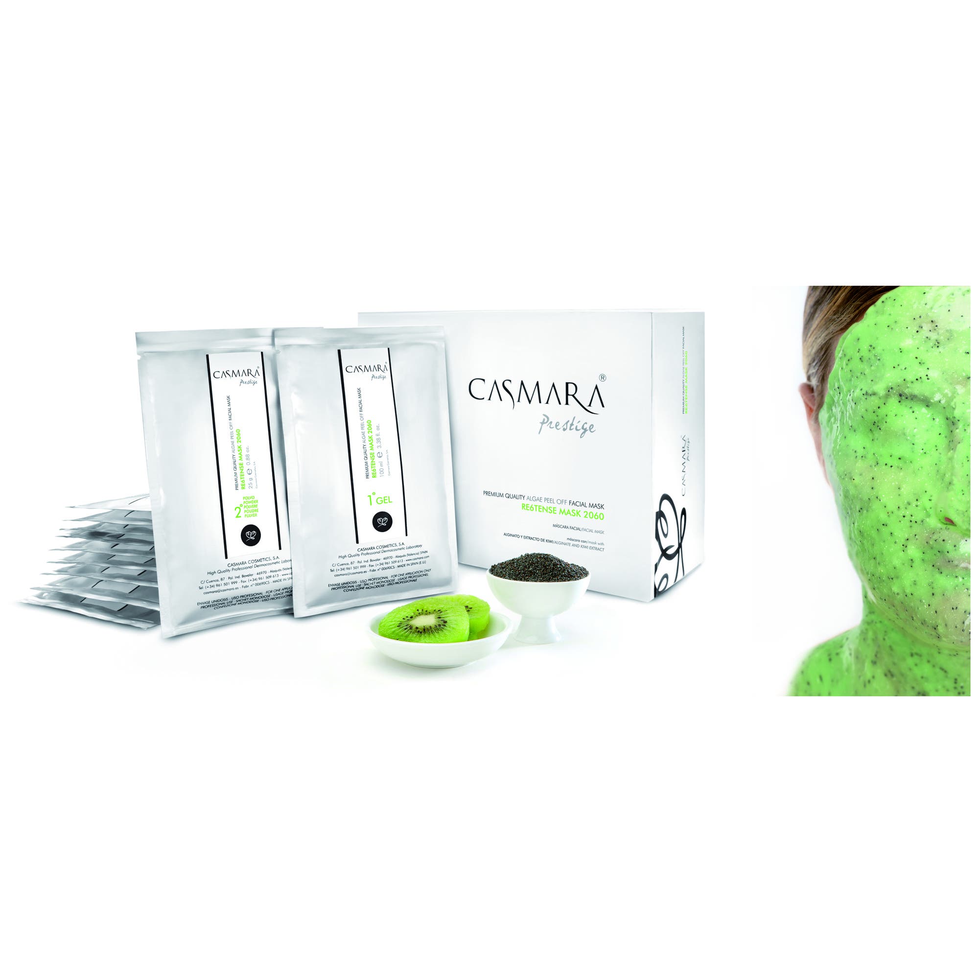 Casmara Re6tense Mask 2060, Gel and Powder, 1 Pack
