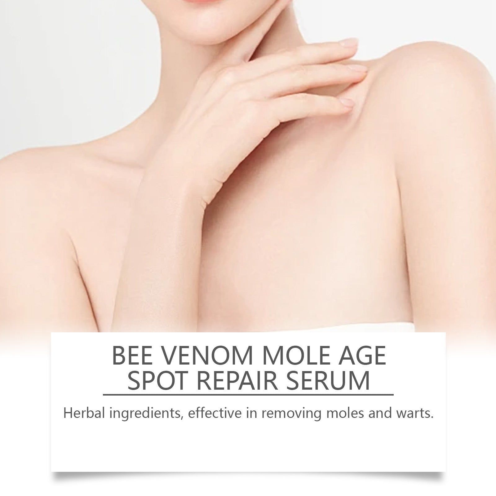 Bee Venom Skin Care Essence, Gentle Wart & Mole Remover, Natural Skin Repair ,60ml