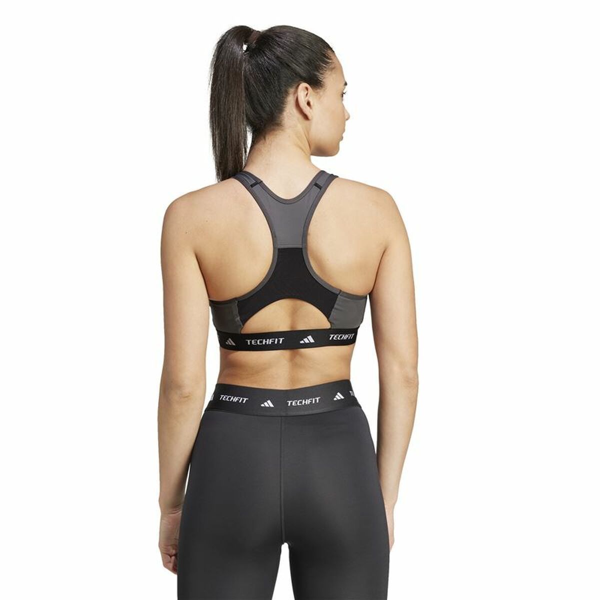 Sports Bra Adidas Techfit  Black