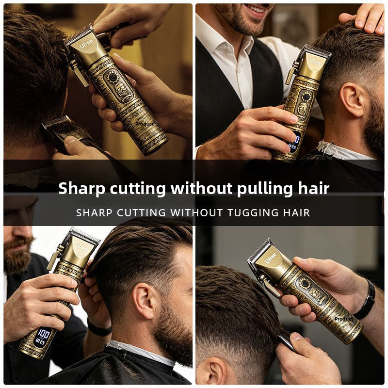 Vintage LCD Hair Clipper for Men