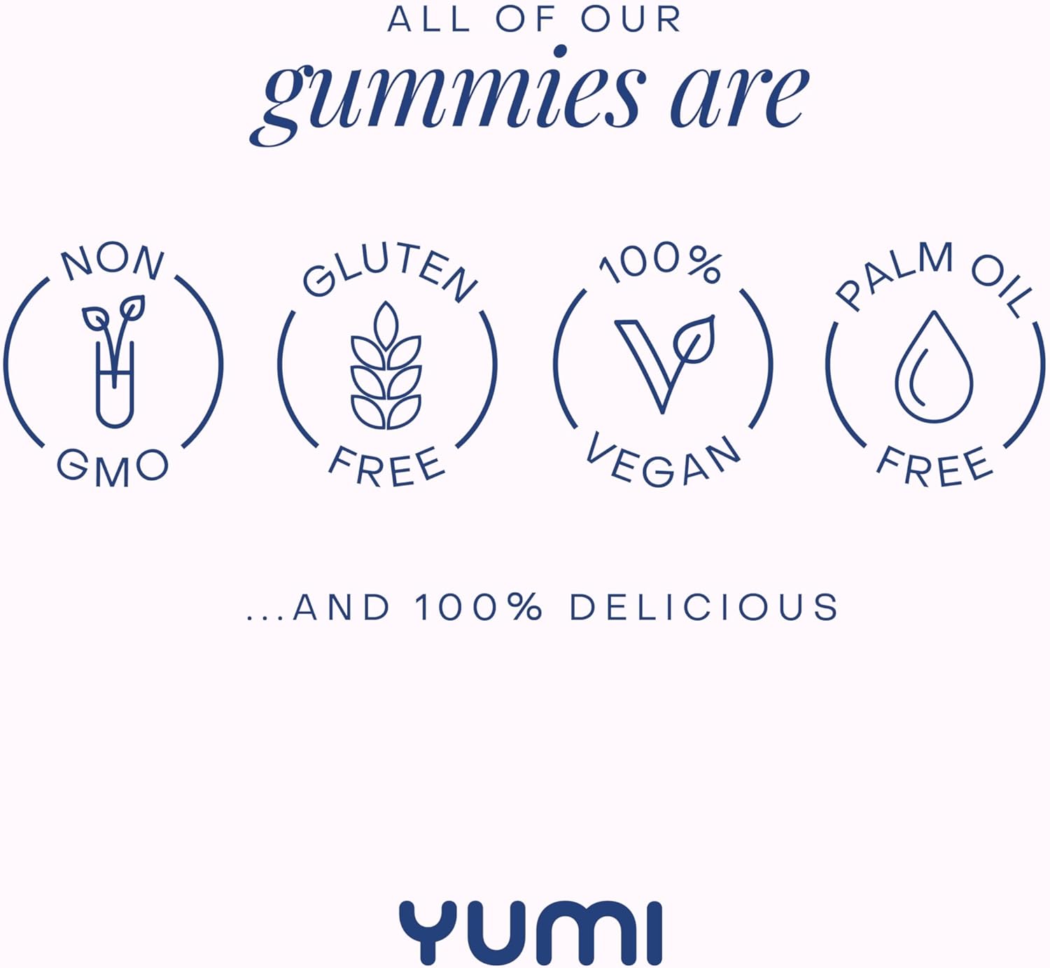 Yumi Hair, Skin & Nails Biotin Mixed Berries Flavour Gummies 60