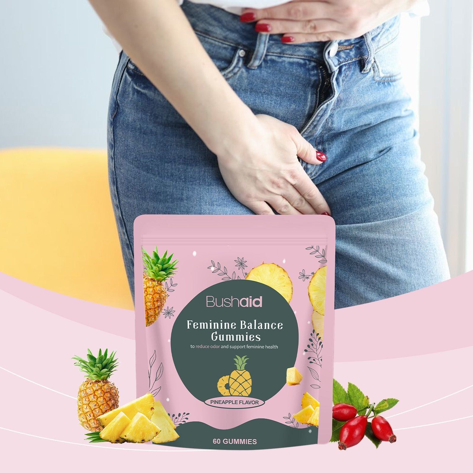 Boost Your Body Care with Ph Balanced Gummies, Daily Wellness & Vitality ,60pcs