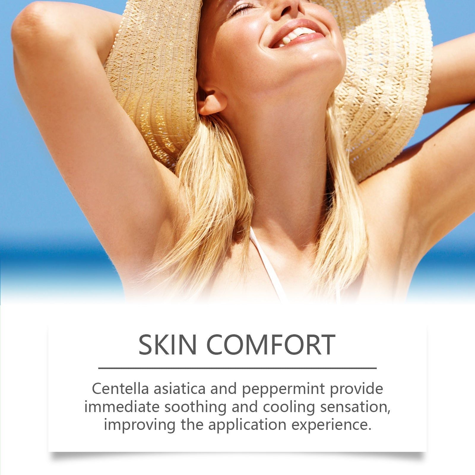 Cica Cooling Sun Stick, UV Defense, SPF 50, Hydrating, Outdoor Sun Protection ,19g