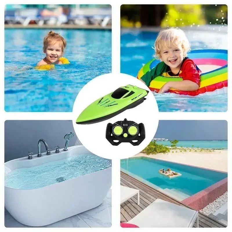 Remote Control Boat 2.4G RC Boat Kids Toy Birthday Gift