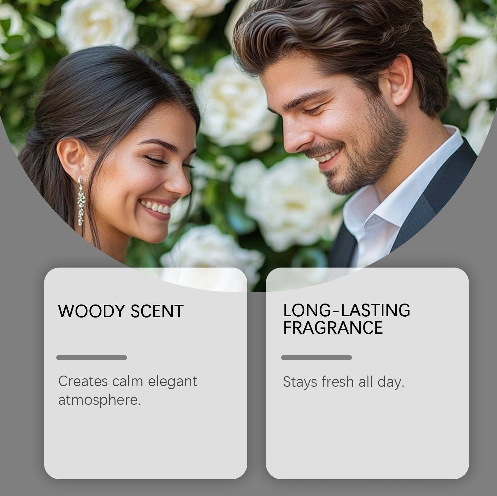 50ml Sandalwood Perfume with Woody and Long Lasting Scent