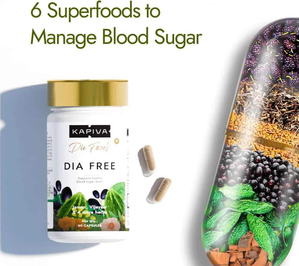 Kapiva Dia Free Capsules 60