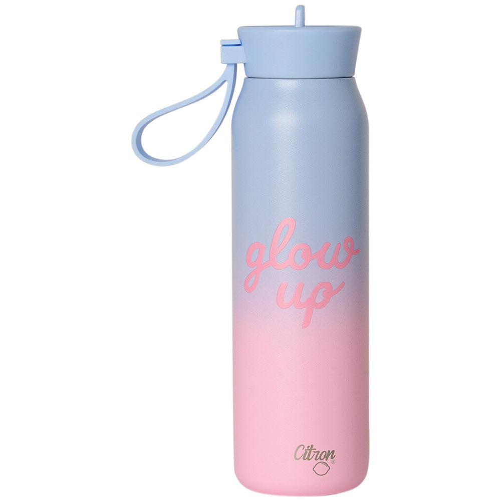 Citron Stainless Steel Water Bottle 350ml - Blue Pink Glowup