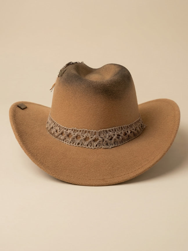 By Carmenzo Boho Dentelle hat