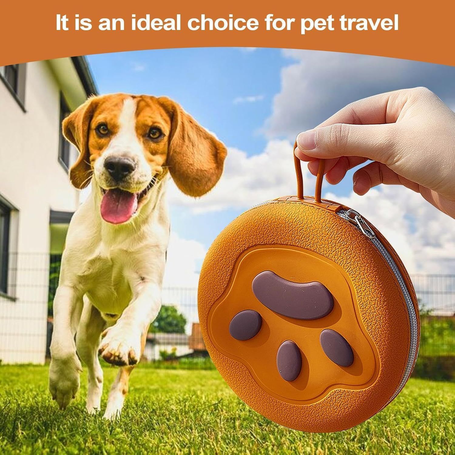 Portable Dog Water Bowl | Foldable Food Dish Silicone Folding Bowl For Puppy