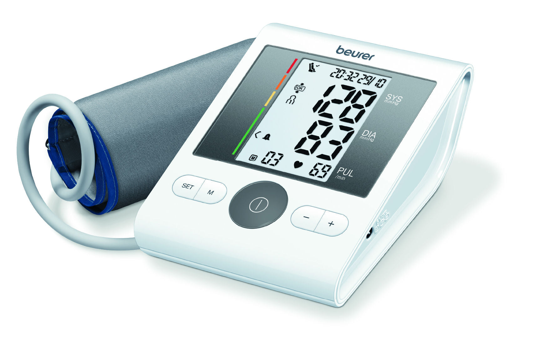 Beurer BM 28 upper arm blood pressure monitor with Adapter
