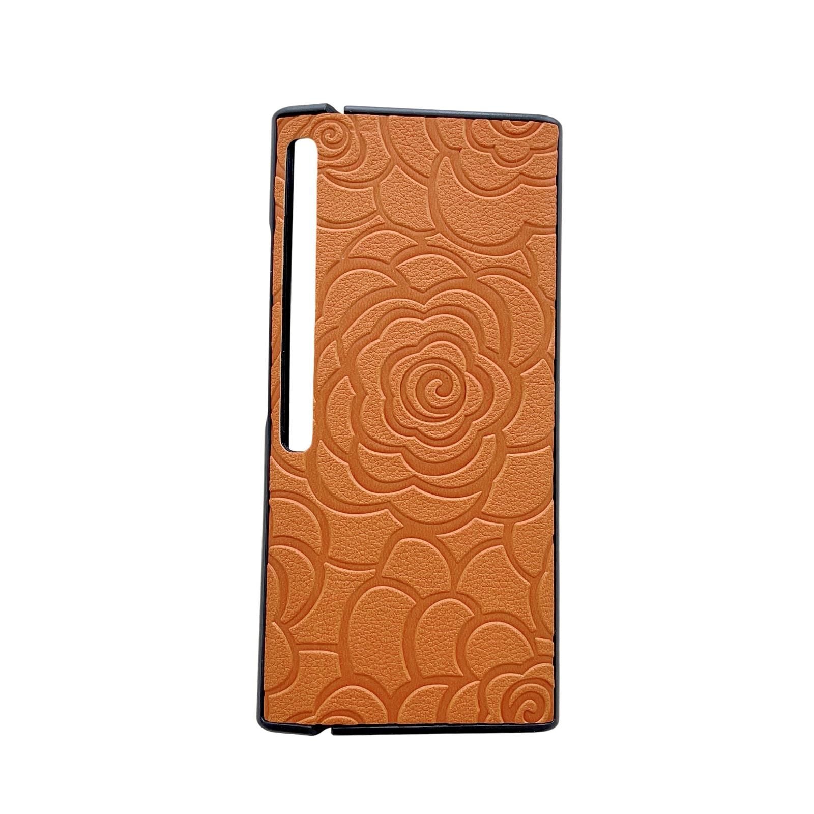 Camellia Pattern PU Case For Huawei Mate Xs 2
