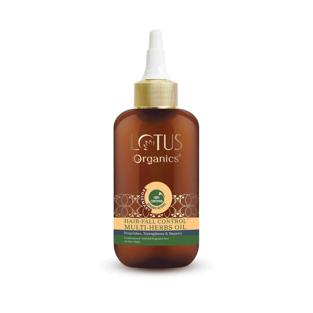 Lotus Organic Hair Fall Control Multi Herbs Oil - 200 Ml