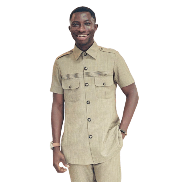 Safari Suit for Men Vintage Stylish Coat pant Classic Formal Suit.