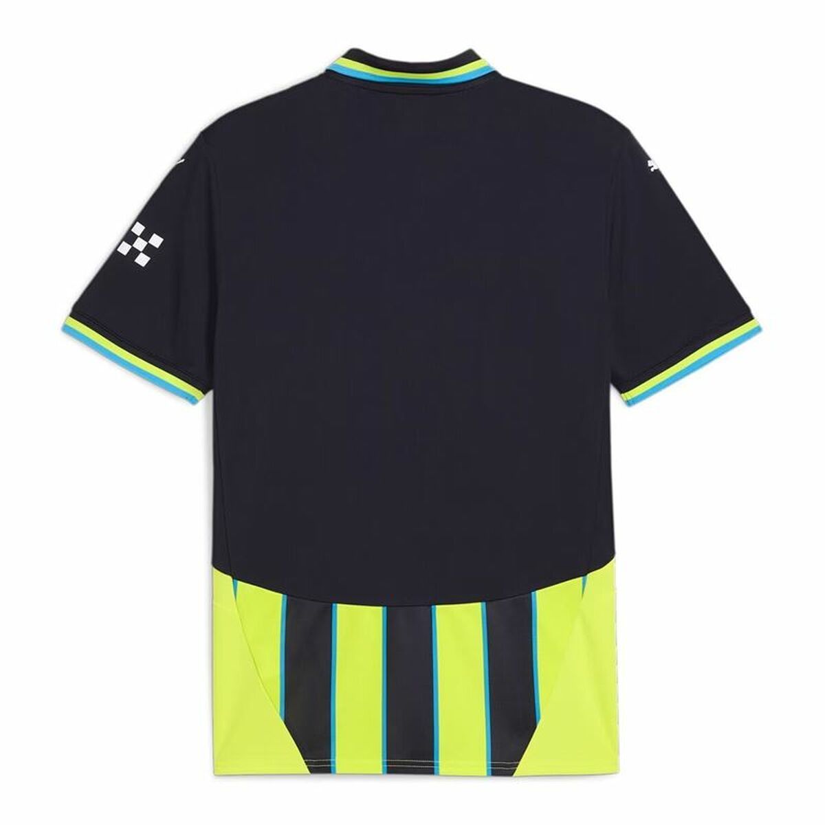 قميص كرة القدم الرجالي بأكمام قصيرة من بوما لمانشستر سيتي، نسخة طبق الأصل لموسم 2024/2025