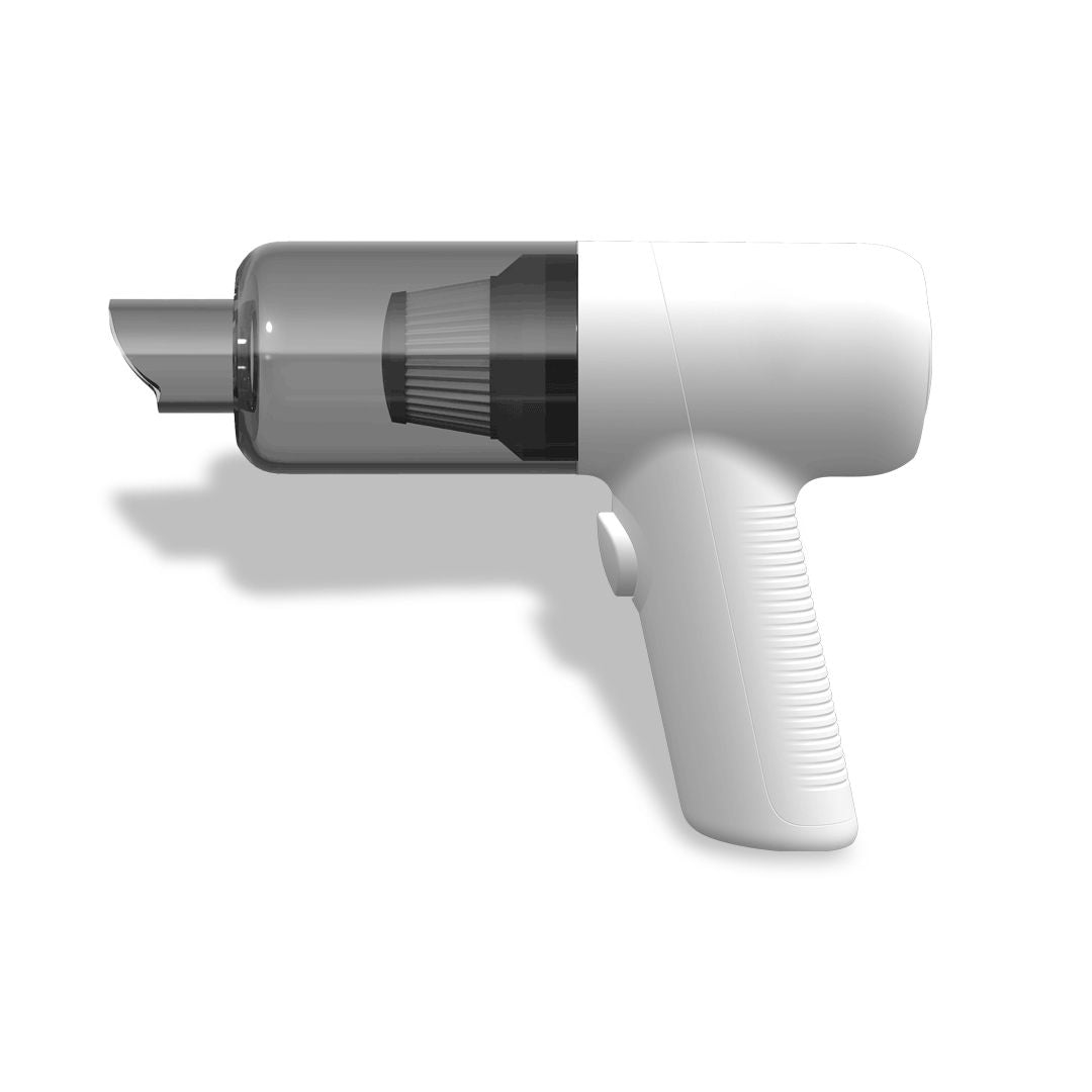 Porodo Blue Portable Cordless Mini Vacuum Cleaner, 50W, 120ml, White