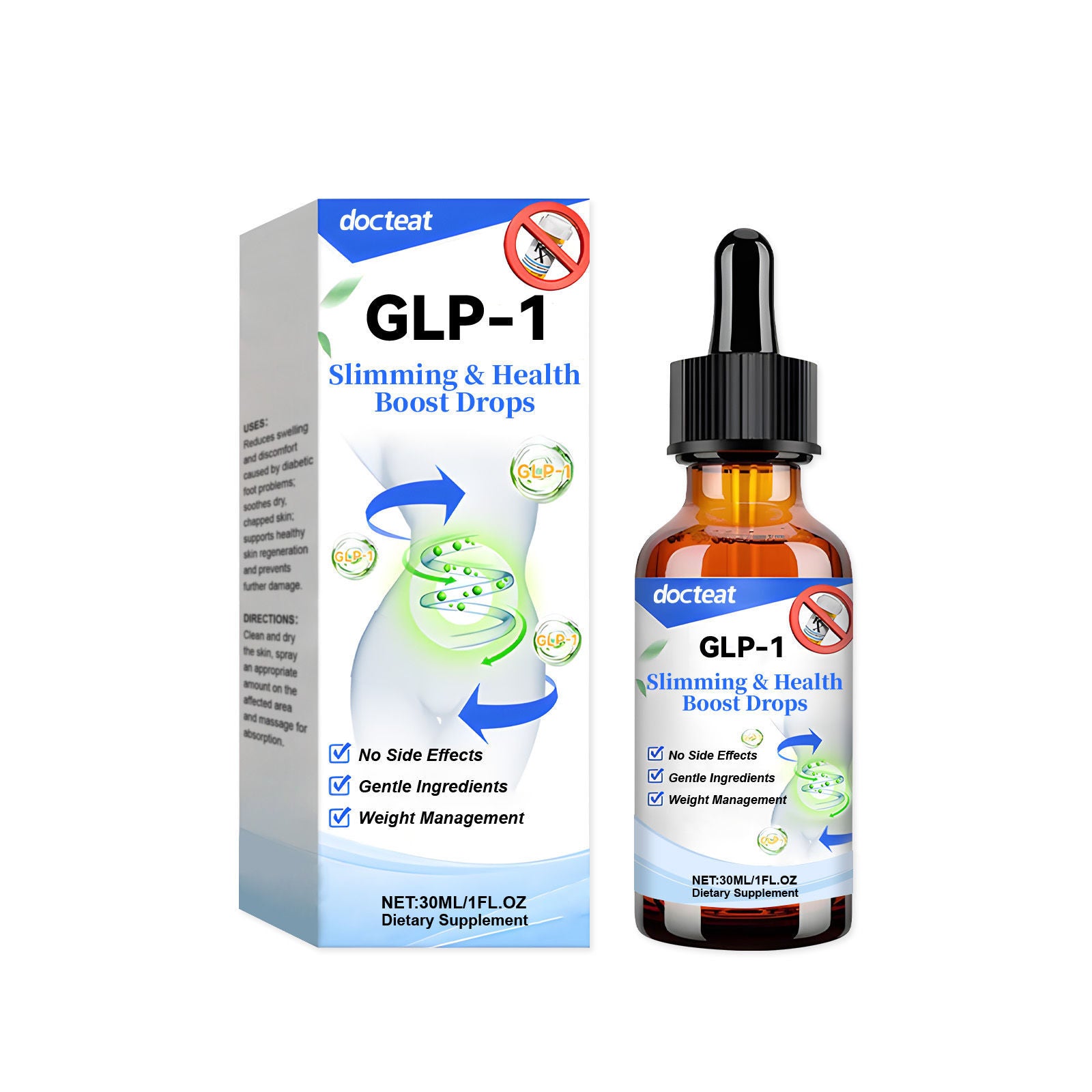 Boost Your Body Care, Intestinal Balance Drops, Natural Digestive Support, Lightweight and Stylish Supplement ,30ml