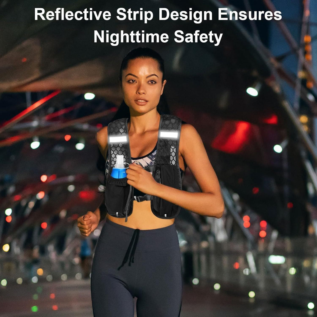 Running Vest Running Backpack Hydration Vest Reflective Hydration Water Pack