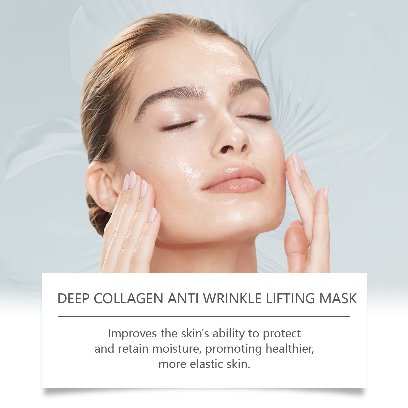 Collagen Anti-Wrinkle Mask, Deep Moisturize, Hydrate, Firm & Reduce Fine Lines ,4pcs