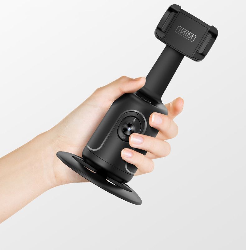 Auto Face Tracking Tripod 360 Degrees Rotation Phone Holder With Remote Control
