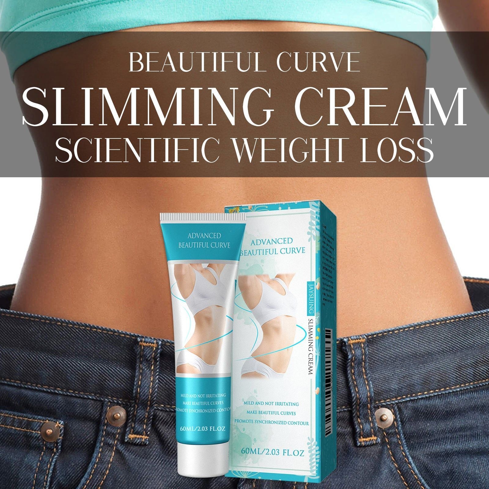 Body Care Cream Moisturizing Massage, Hydrates, Nourishes, Tightens Skin, Boosts Circulation ,60ml
