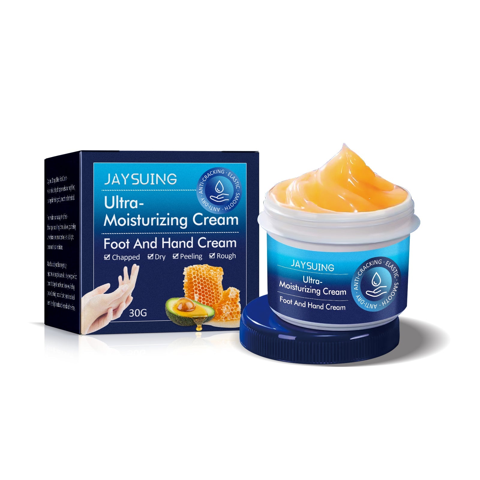 Anti-Crack Hand & Foot Cream, Deep Moisturizer, Softens Skin, Prevents Dryness ,30g