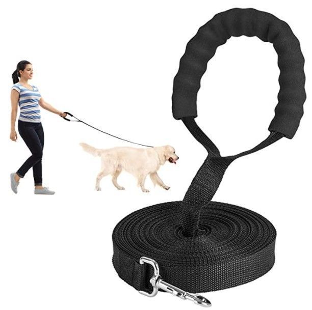 For Dog Training Leash, Long Nylon Training Leash for Camping, Garden Play Obedience Tracking