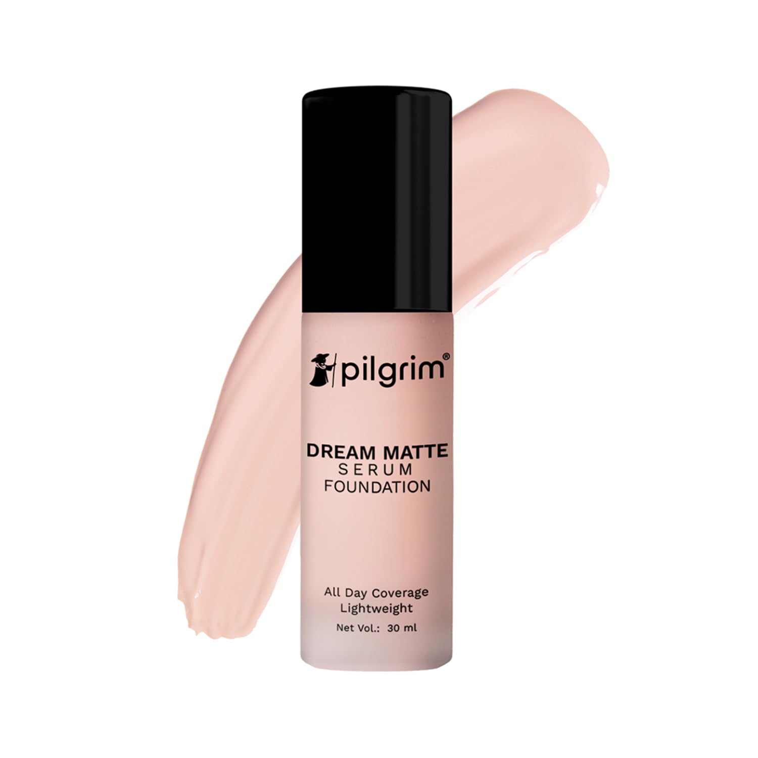 Pilgrim Pure Ivory Serum Liquid Foundation, Matte & Poreless 30ml