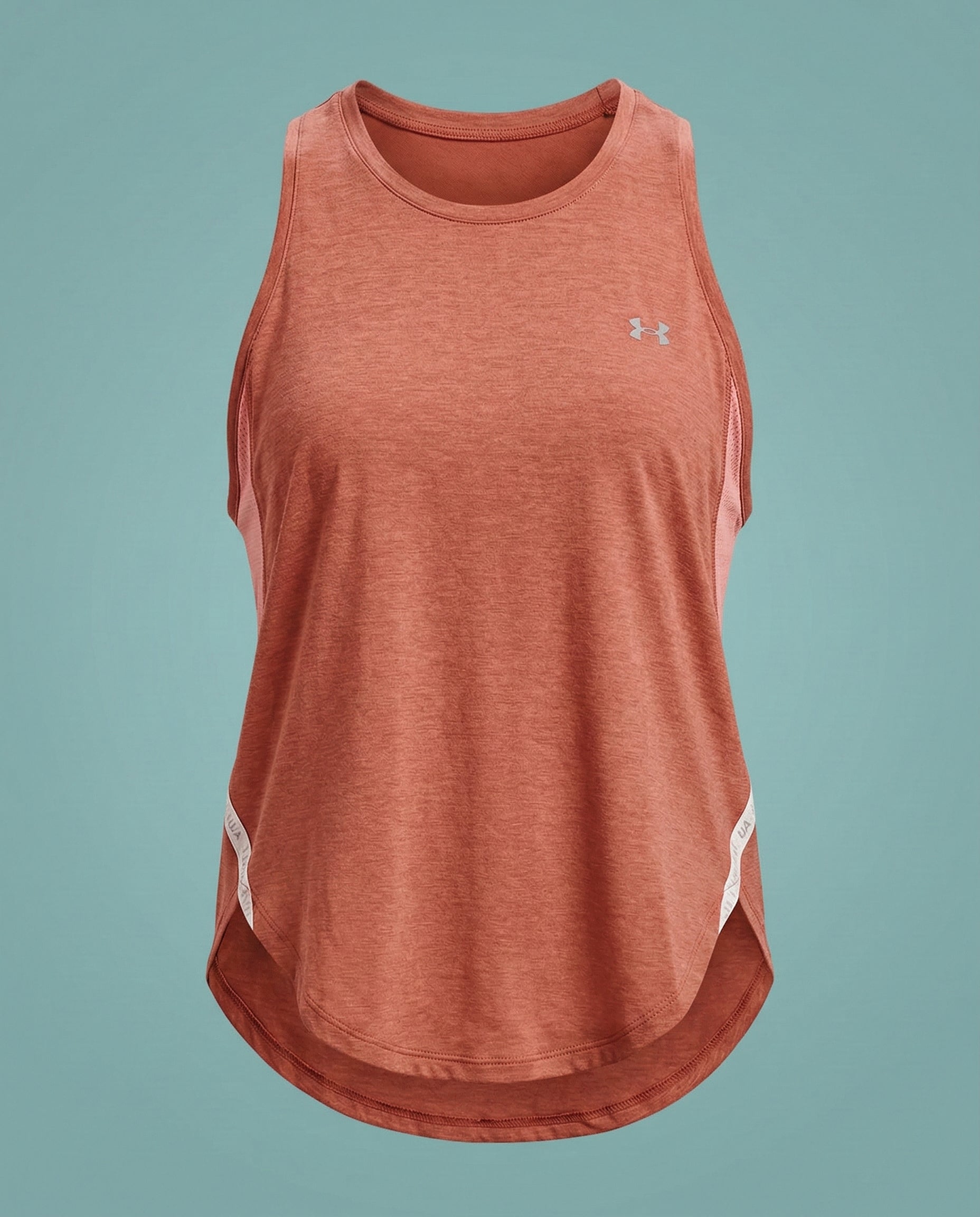 Under Armour Dark Orange Striped T-Shirt