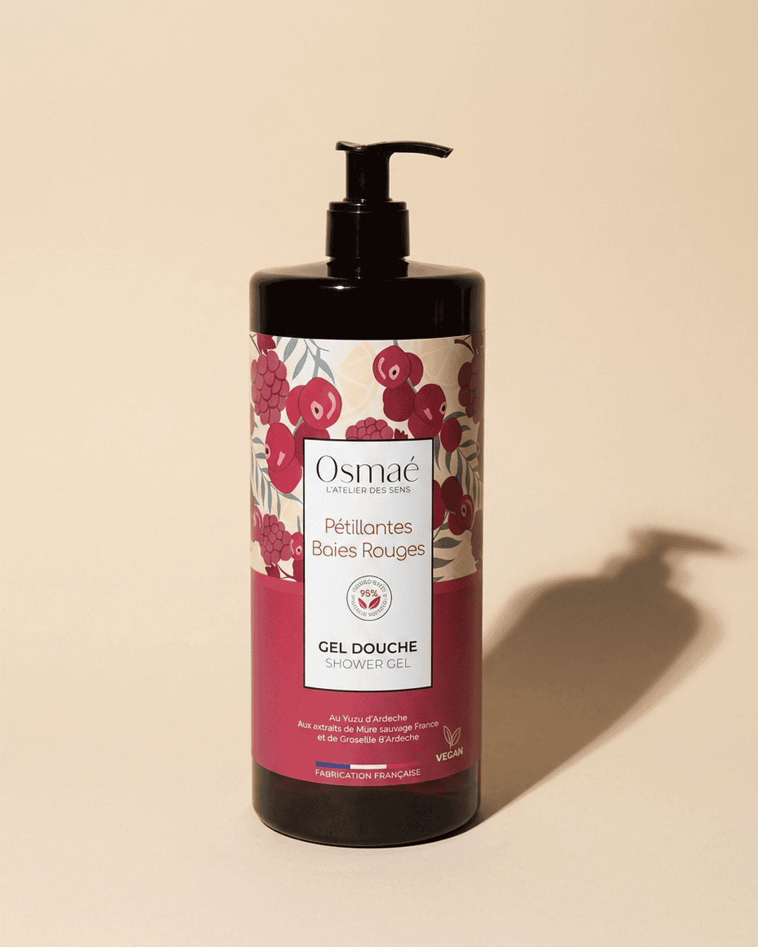 Osmaé Pétillantes Baies Rouges Shower Gel