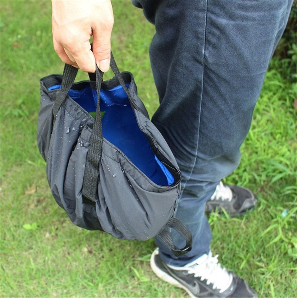 Collapsible Bucket Outdoor Folding Water Basin Portable Water Container For Travel Camping