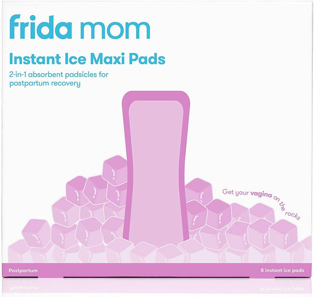 Frida Mom 2-in-1 Postpartum Ice Maxi Pads - Absorbent Perineal Cooling Pads