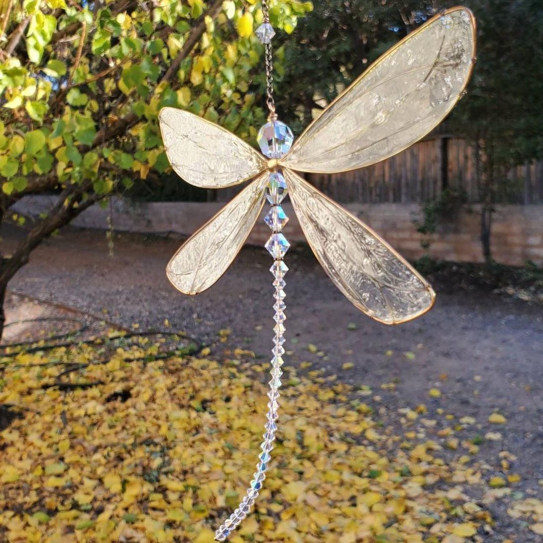 Dragonfly Suncatcher Crystals Sun Catcher Hanging Charm Window Decoration