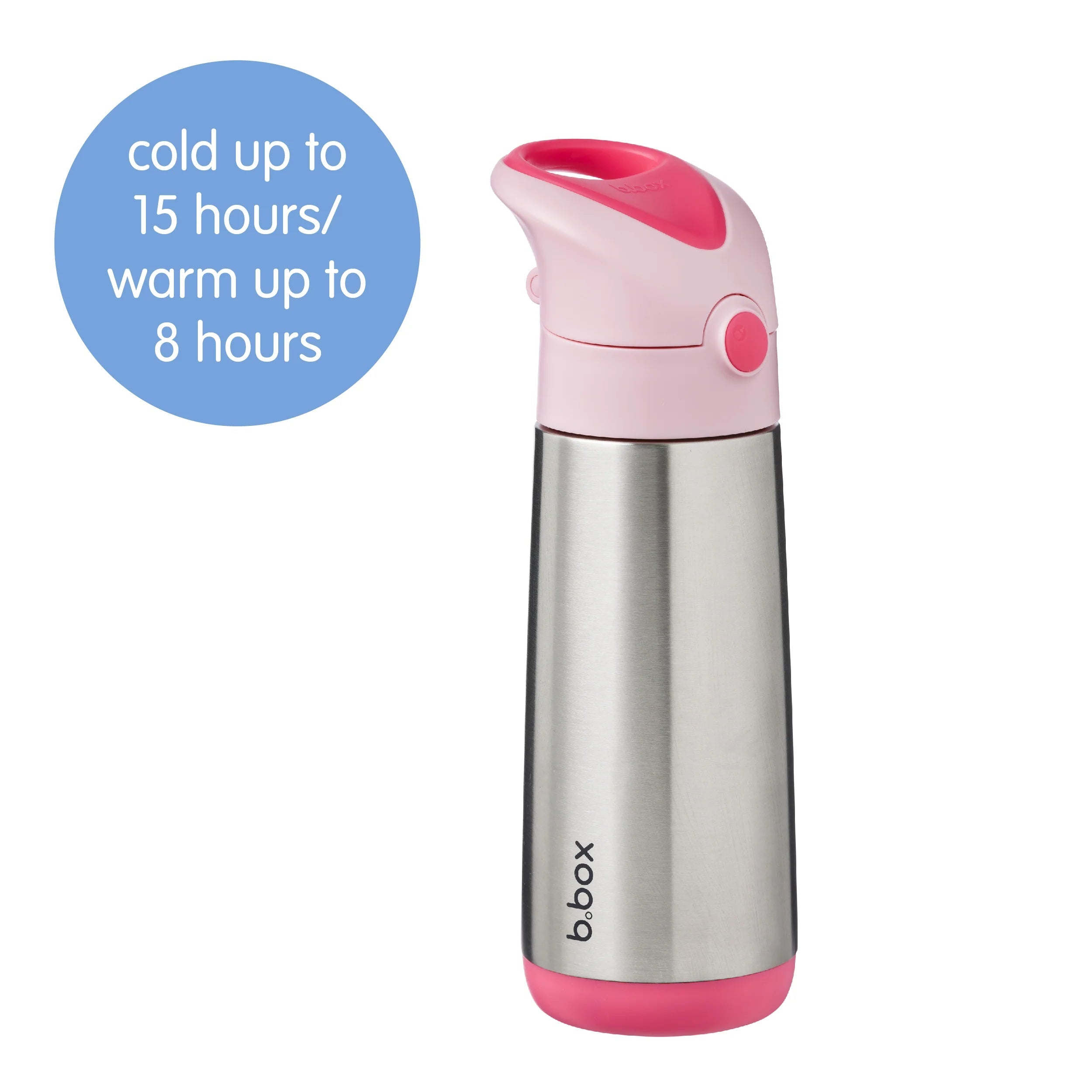 b.box Insulated Drink Bottle 500ml – Blush Crush