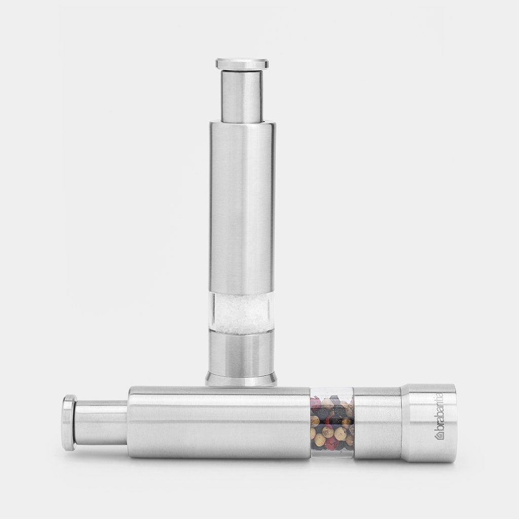 مجموعة مطحنة الملح والفلفل Brabantia 611407  فولاذ غير لامع