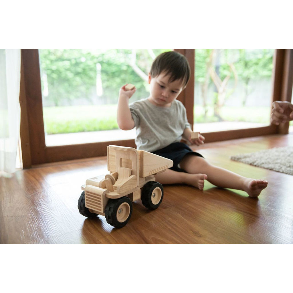PlanToys Dump Truck — Wooden Toy Vehicle