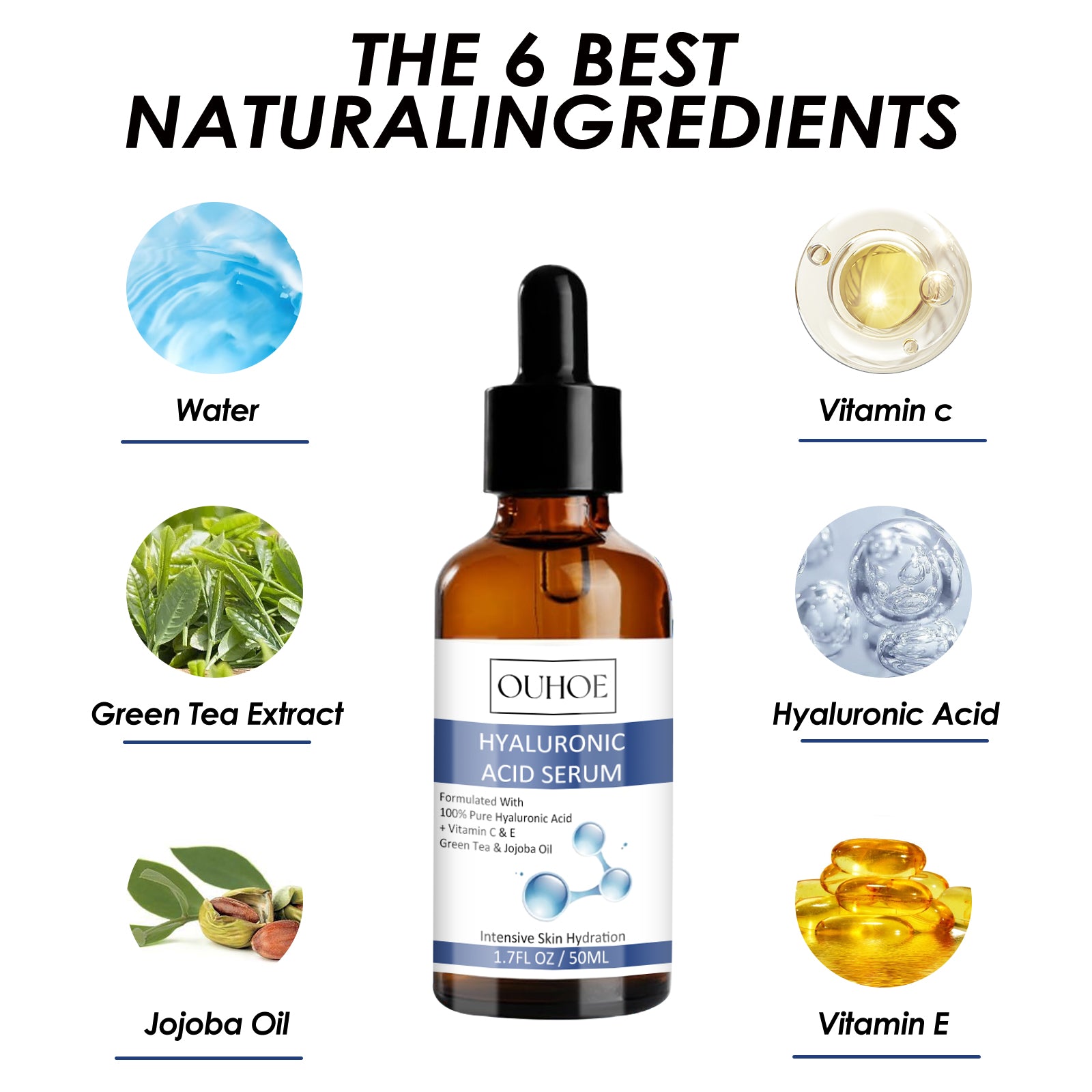 Anti-Aging Serum, Firming and Hydrating Skin, Reduce Wrinkles, Glow ,50ml