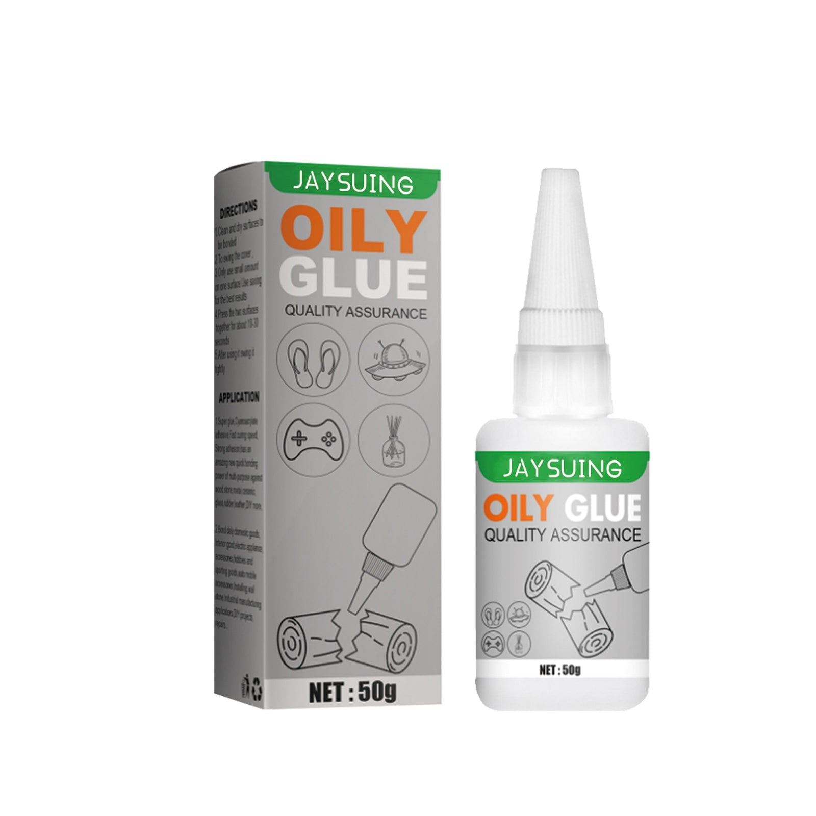 Casting Adhesive, Waterproof Strong Bond for Plastic Metal Repair, Fast Cure ,50g