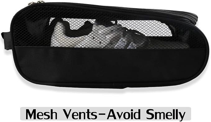 Outdoor Portable Golf Shoes Bags Outdoor Travel Zippered Breathable Carrier Bag