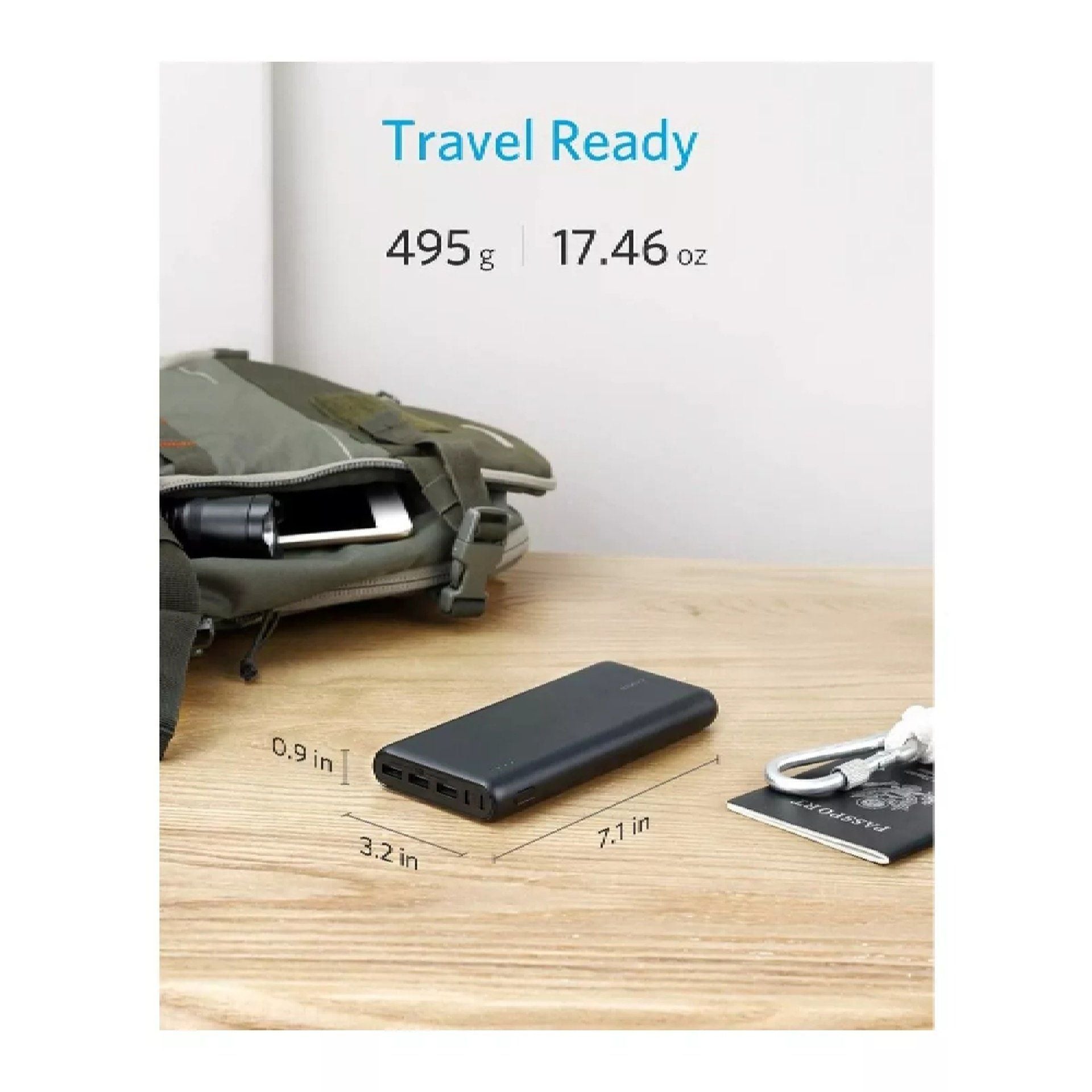Anker PowerCore 26800mAh Portable Power Bank, Black