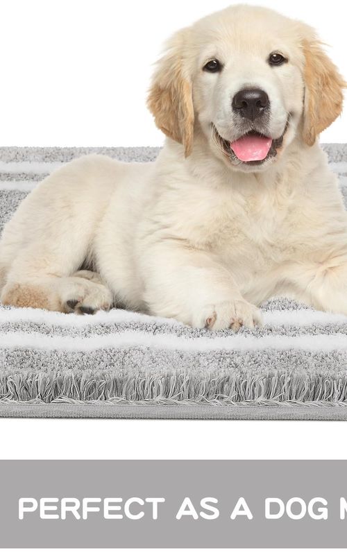 AIESY® Non-Slip Super Absorbent Quick Dry Shaggy Microfiber Bath Mat