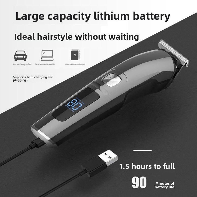 Waterproof Hair Clipper with 5 Combs