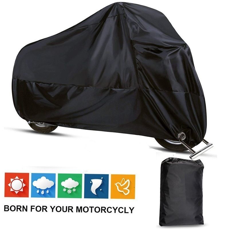 Waterproof Motorcycle Cover Outdoor Dustproof UV Protector for Scooter Bike MTB