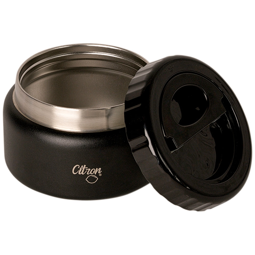 Citron Food Jar Insulated Stainless Steel 250ml - Black
