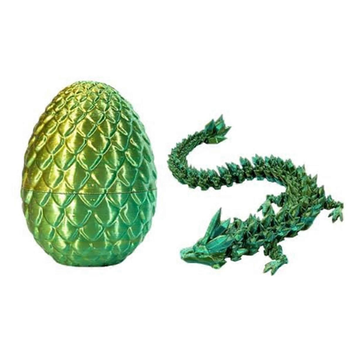 Easter Egg,12In Dragon Toy, Dragon Eggs with Dragon Inside,Green