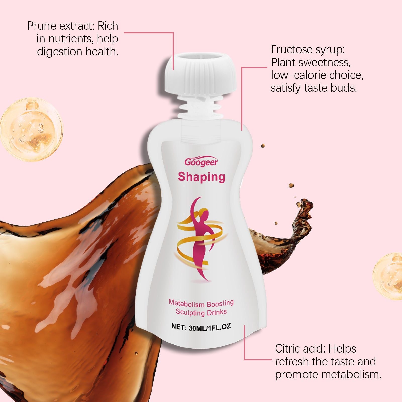 Boost Your Body Care, Metabolism & Fat Burn, Sculpting Drinks for Weight Loss ,1 set