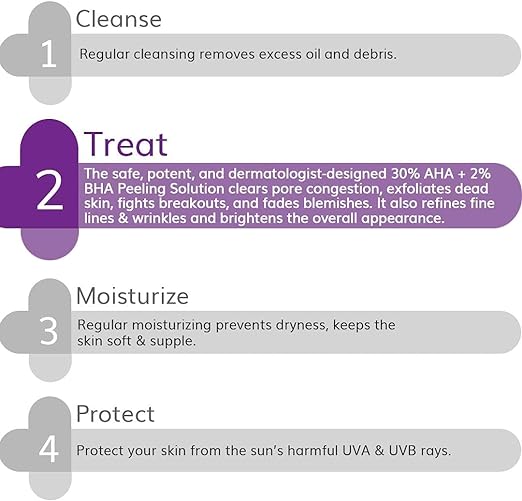 THE DERMA CO 30% AHA+2% BHA Peeling Solution 30ml