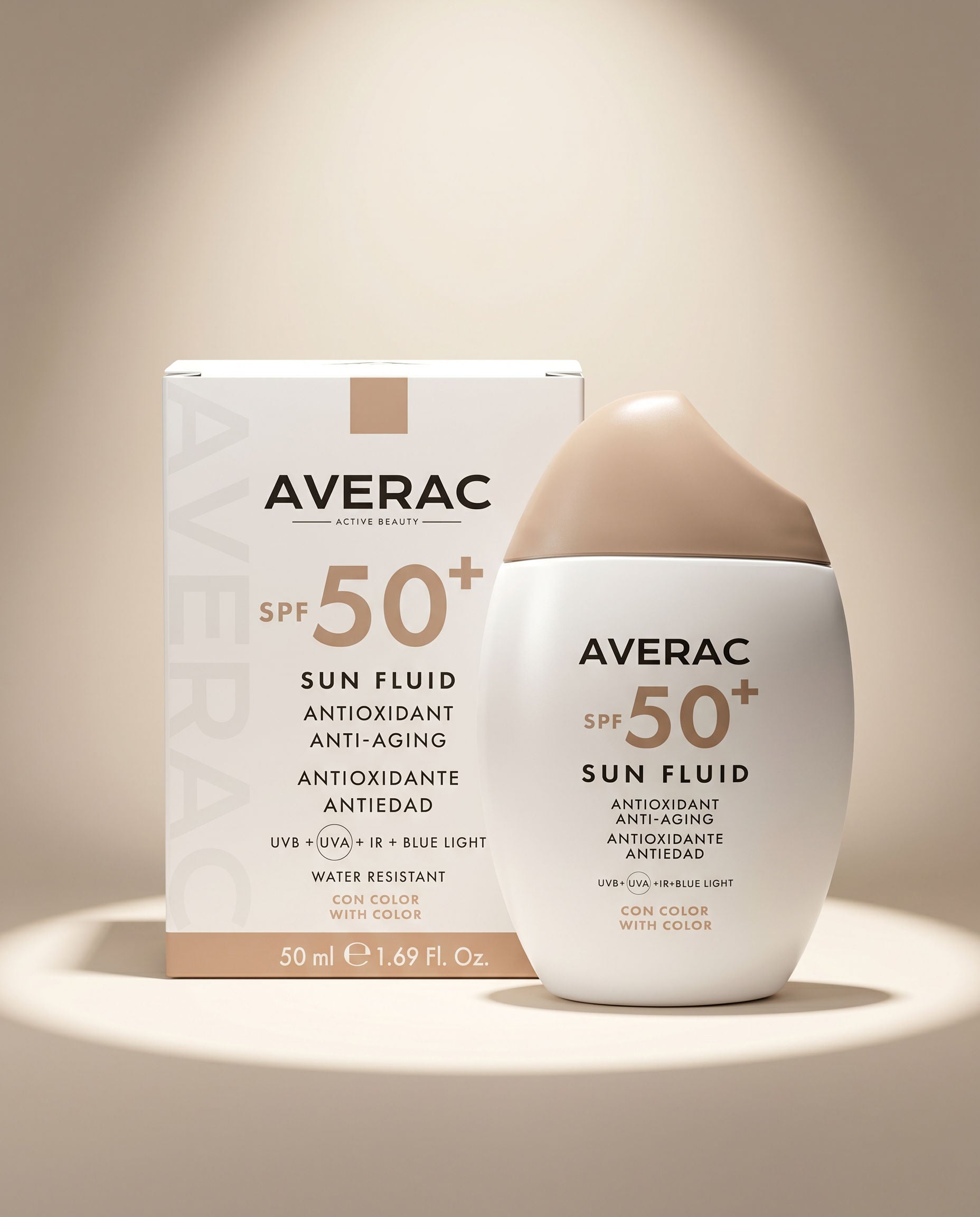Averac Sun Fluid SPF 50 With Color