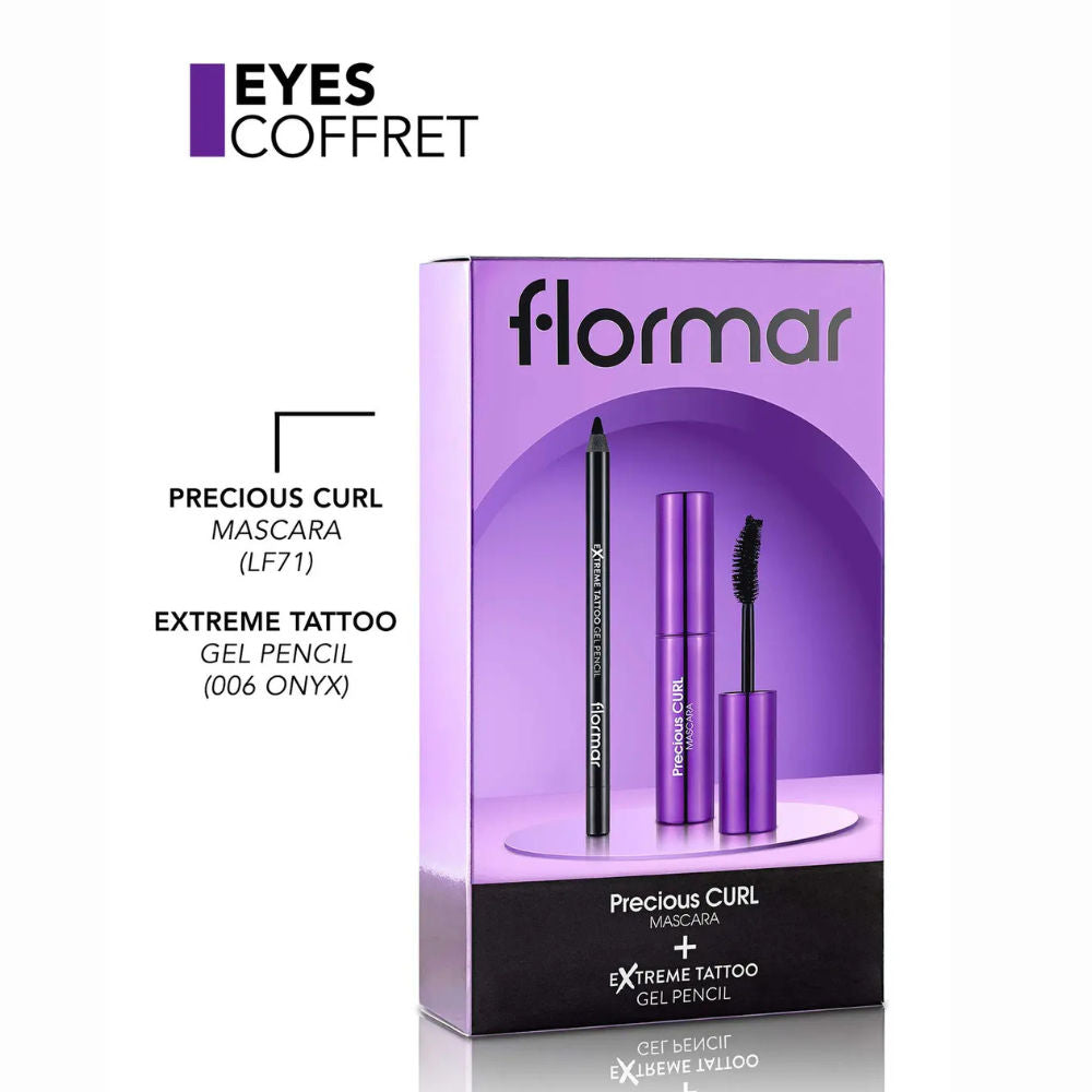Flormar Eyes Coffret (Precious curl mascara and Extreme Tattoo 06)