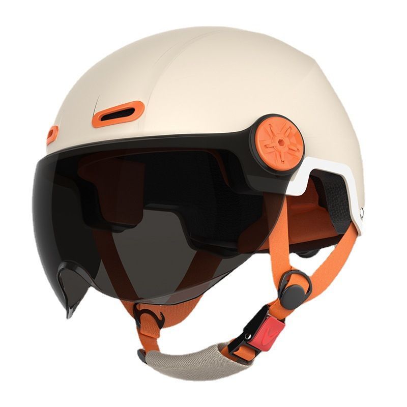 Adult Electric Vehicle Helmet Safety Lightweight Half Helmet For Riding Scooter Bike